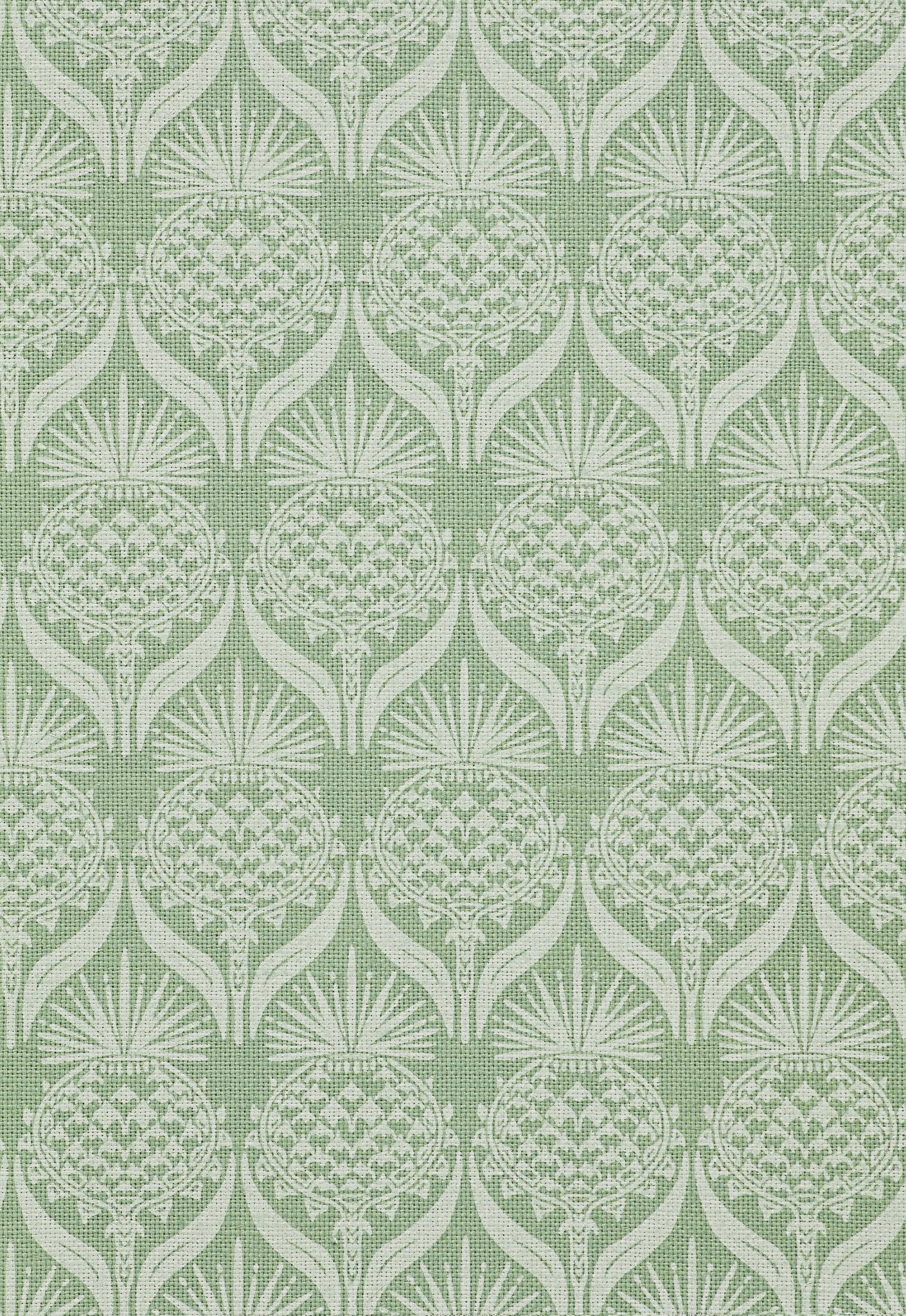 Artichoke Thistle Curtains | Made to Measure | Spring Green