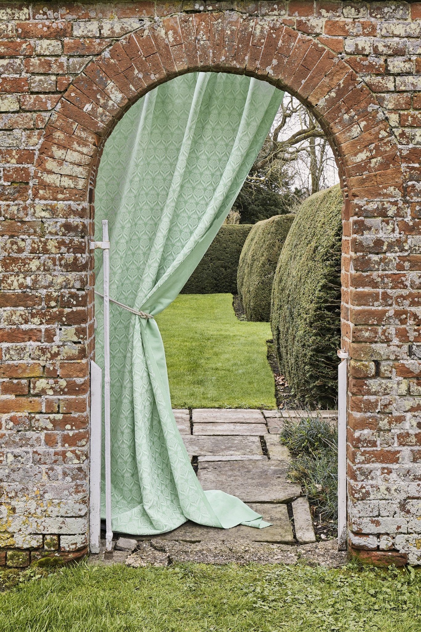 Artichoke Thistle Curtains | Made to Measure | Spring Green