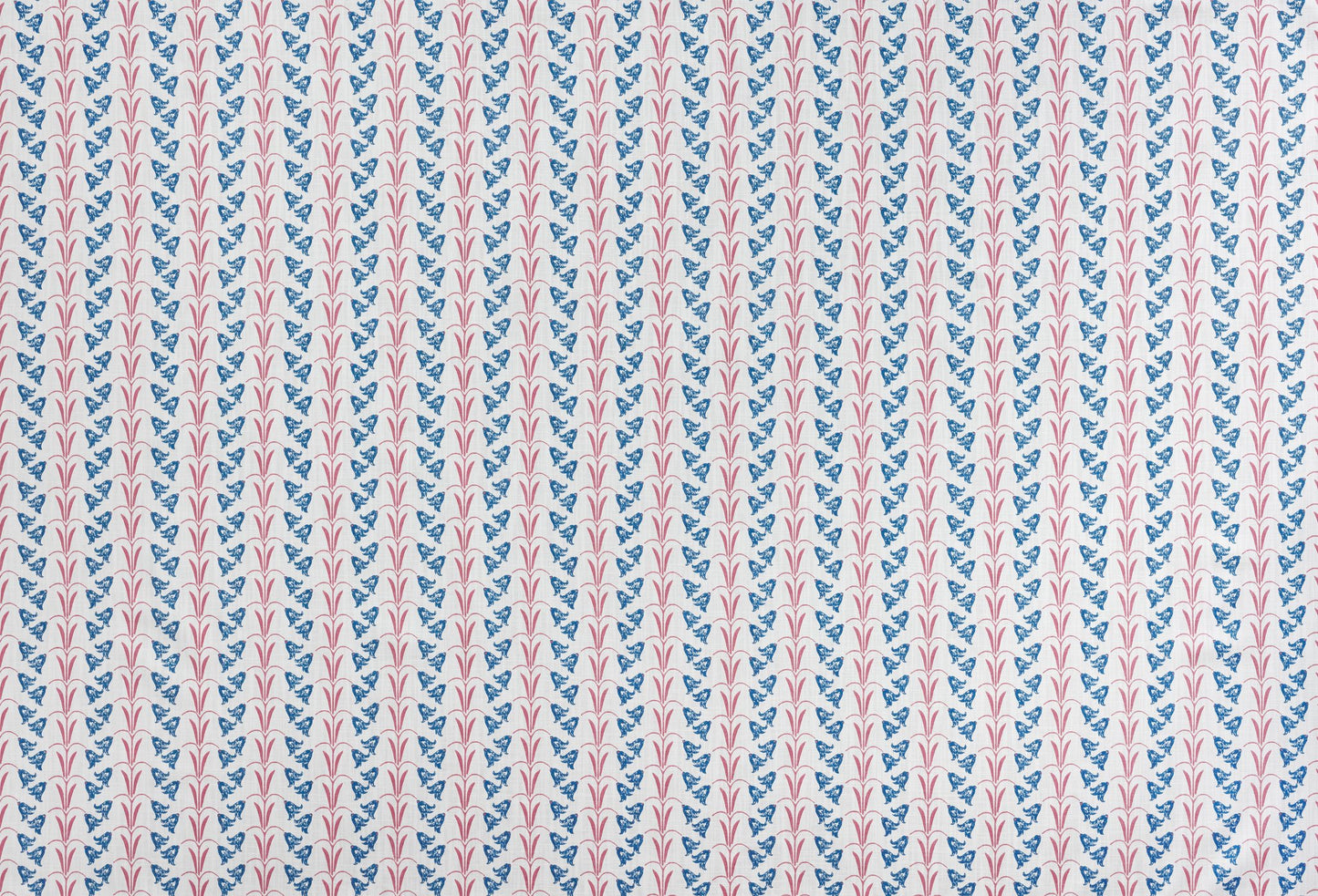 Bluebells Roman Blind | Made to Measure | Blue/Raspberry