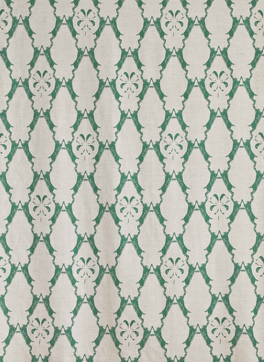 Boxing Hares Curtains | Made to Measure | Green