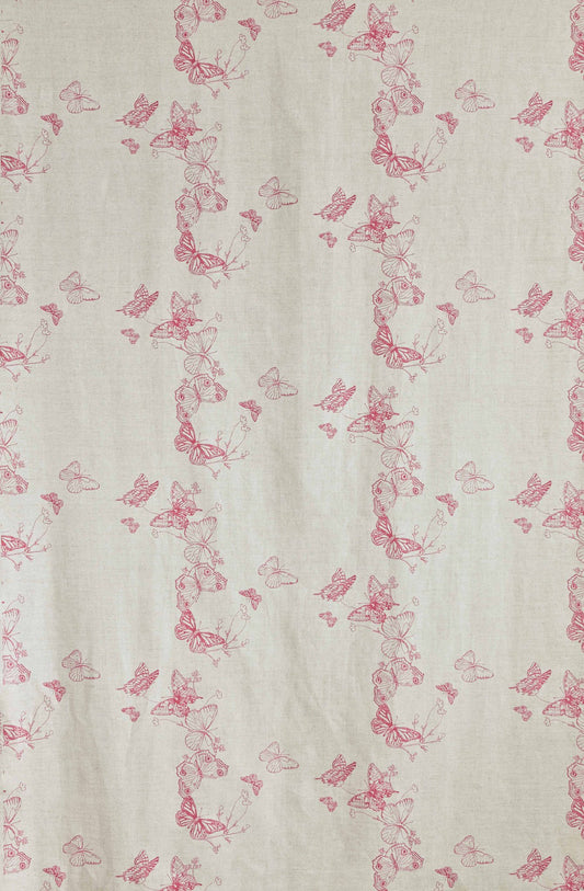 Butterflies Curtains | Made to Measure | Raspberry