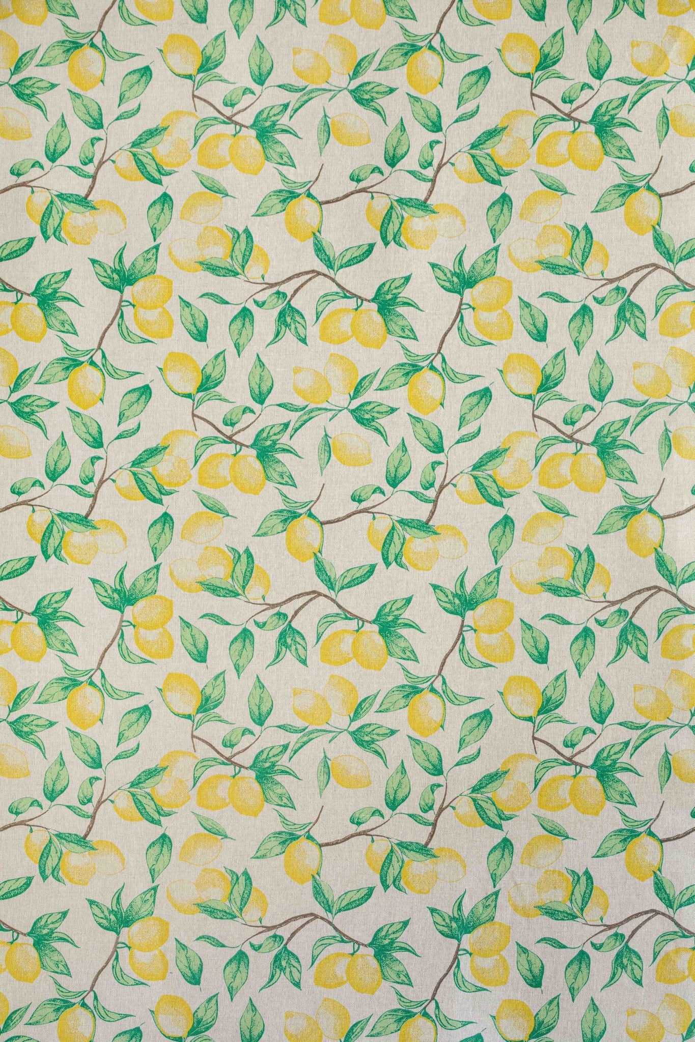 Capri Lemon Roman Blind | Made to Measure | Natural