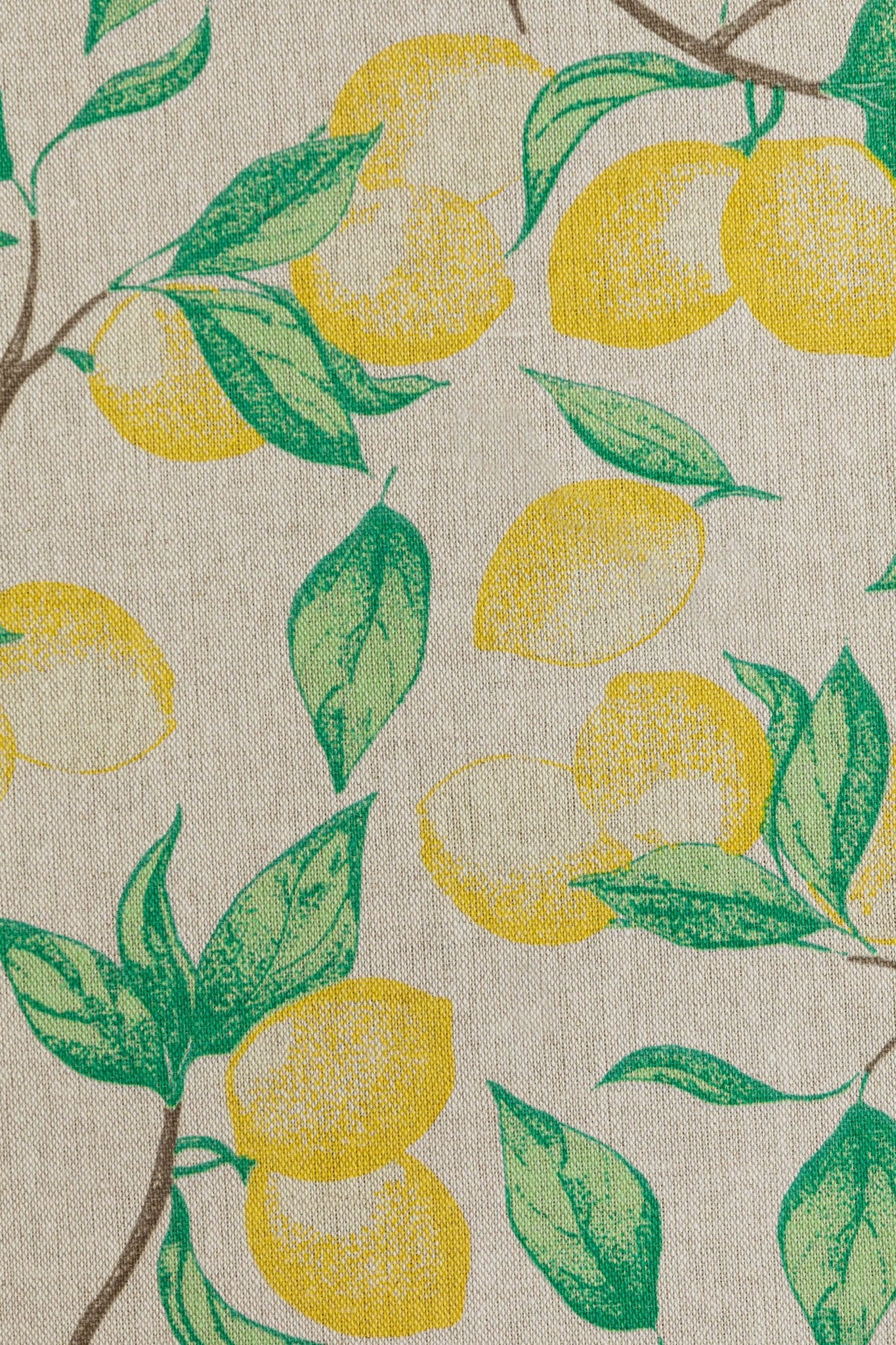 Capri Lemon Roman Blind | Made to Measure | Natural