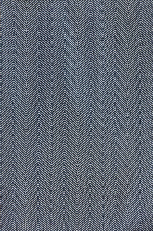 Chevron Roman Blind | Made to Measure | Ink Blue