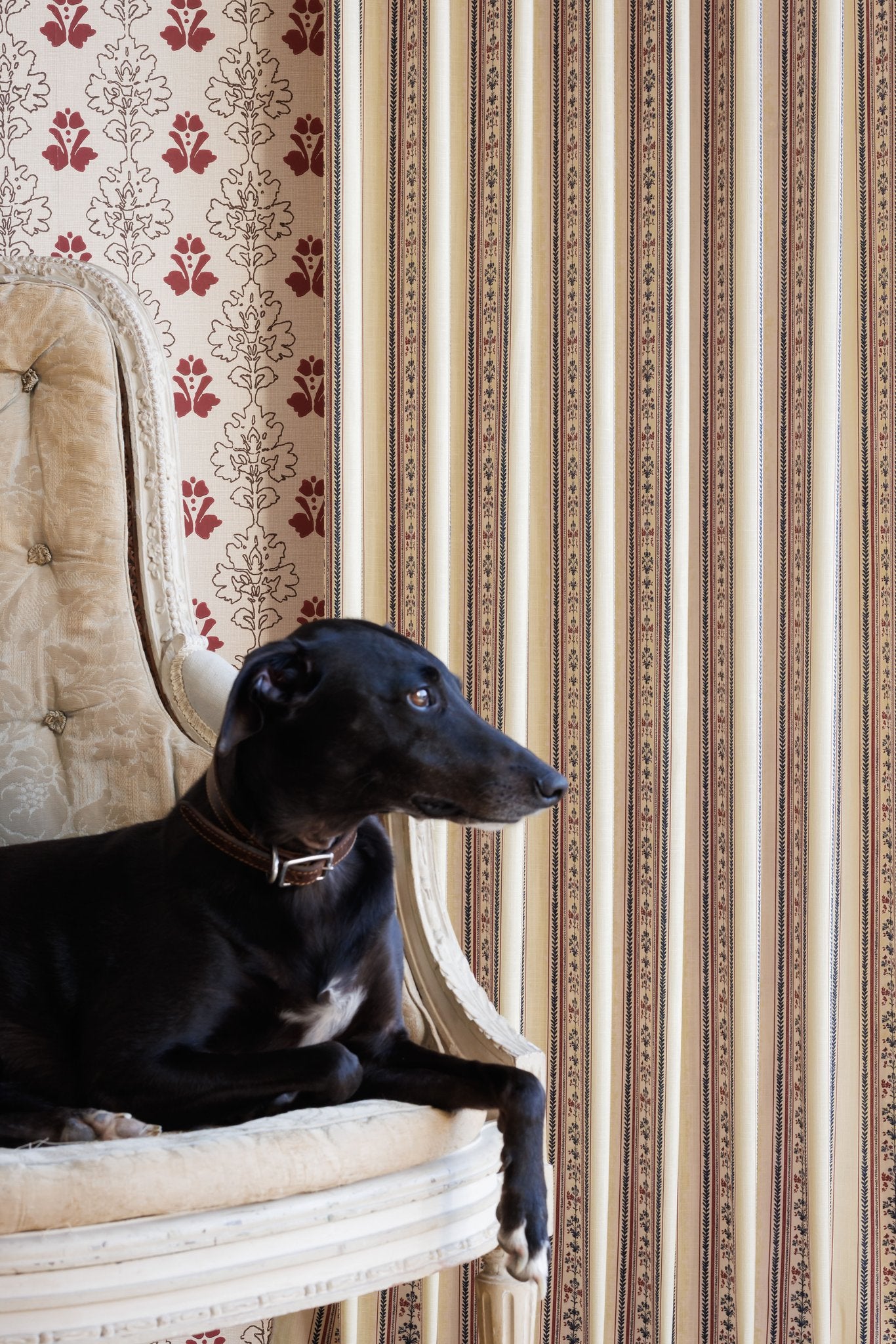 Folk Stripe Curtains | Made to Measure | Cream