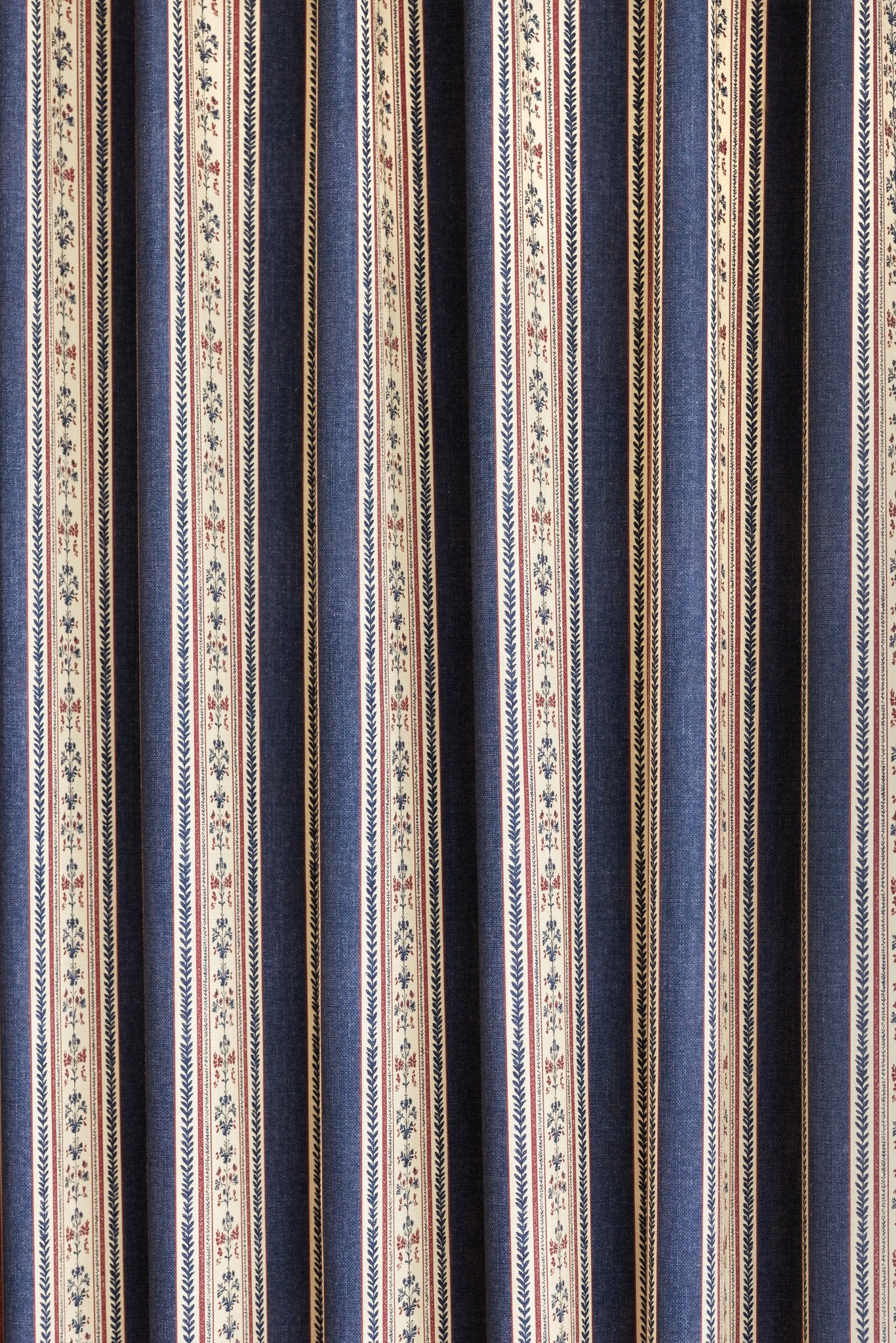 Folk Stripe Curtains | Made to Measure | Navy