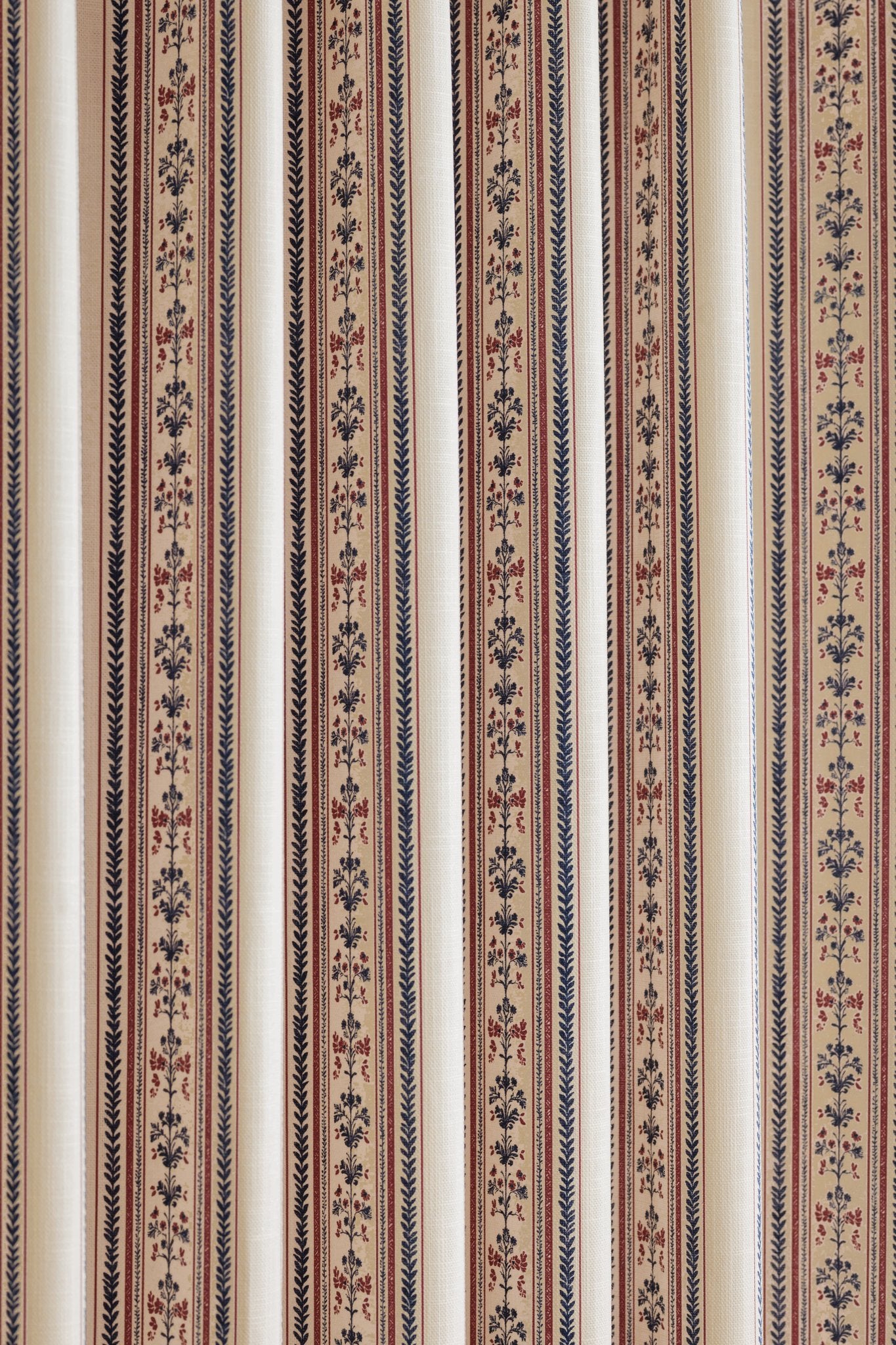 Folk Stripe Roman Blind | Made to Measure | Cream