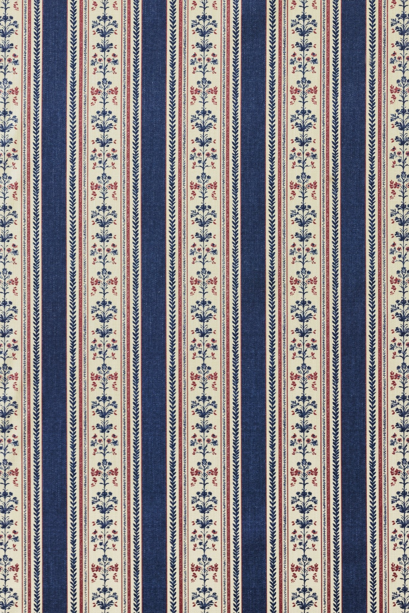 Folk Stripe Roman Blind | Made to Measure | Navy