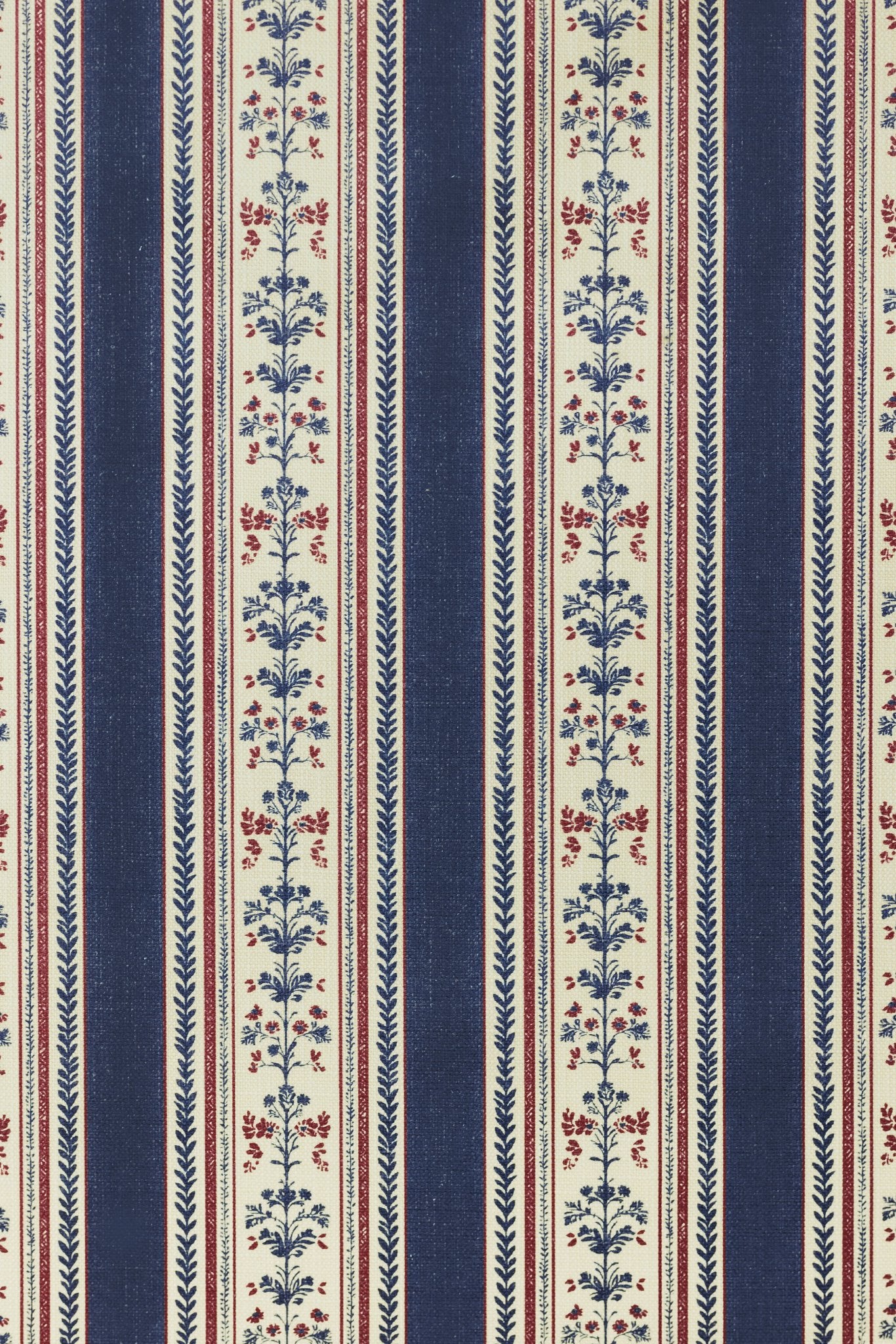 Folk Stripe Roman Blind | Made to Measure | Navy