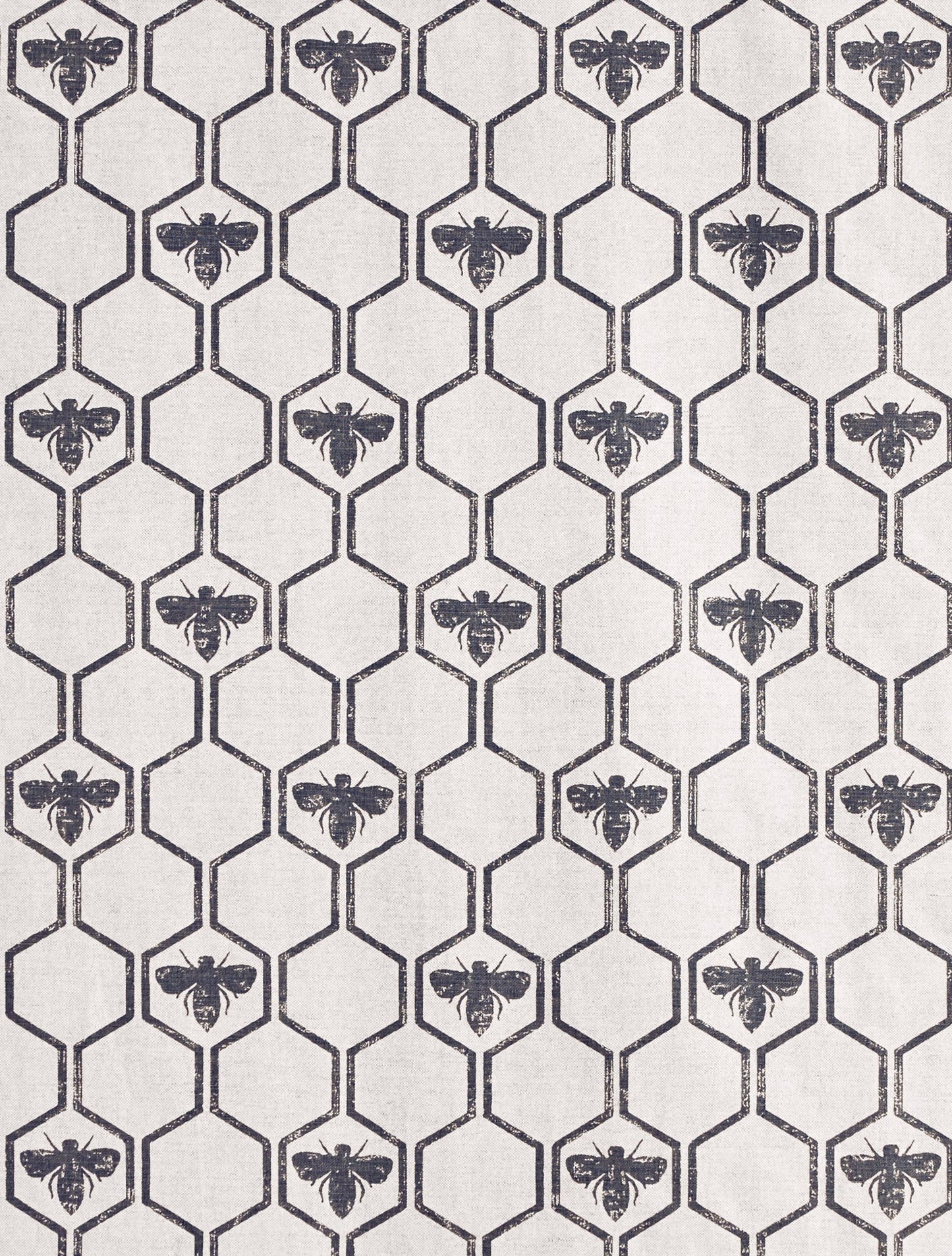 Honey Bees Curtains | Made to Measure | Charcoal