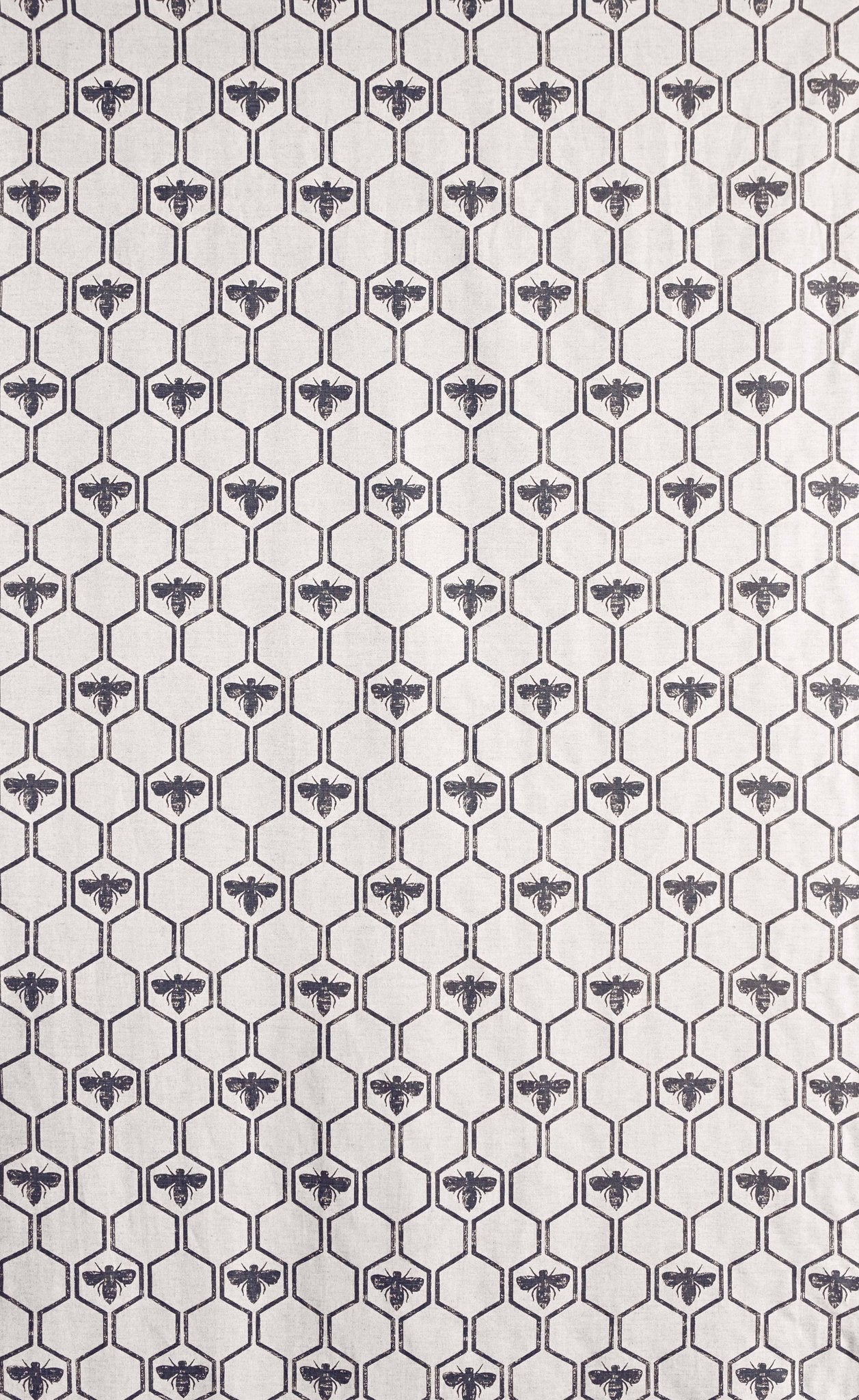 Honey Bees Roman Blind | Made to Measure | Charcoal