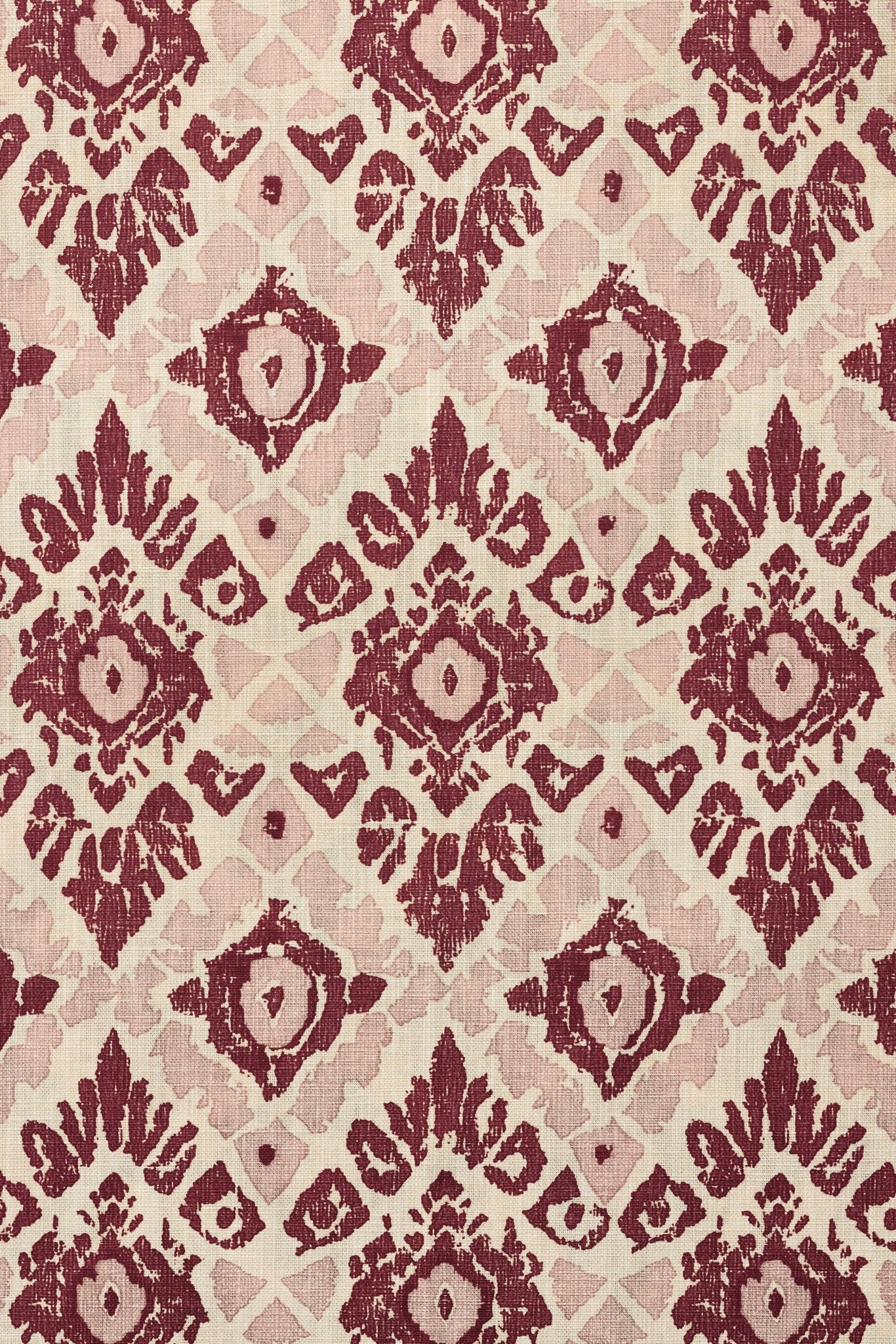 Ikat Curtains | Made to Measure | Red/Pink