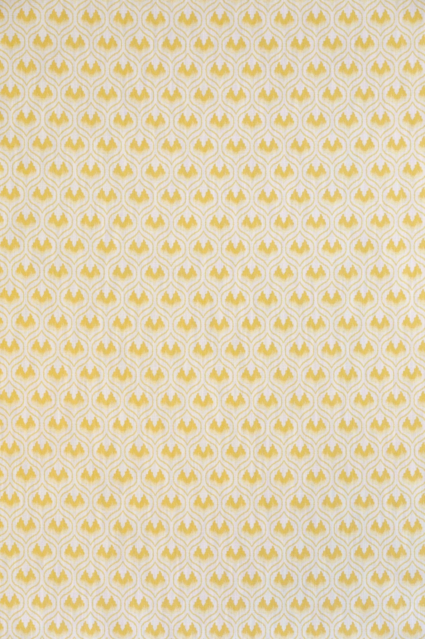 Ikat Heart Curtains | Made to Measure | Mustard