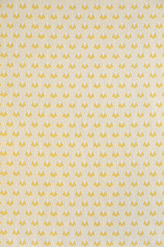 Ikat Heart Roman Blind | Made to Measure | Mustard