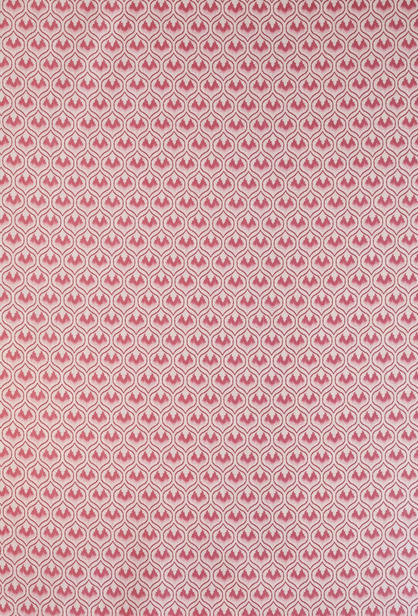 Ikat Heart Roman Blind | Made to Measure | Oxblood