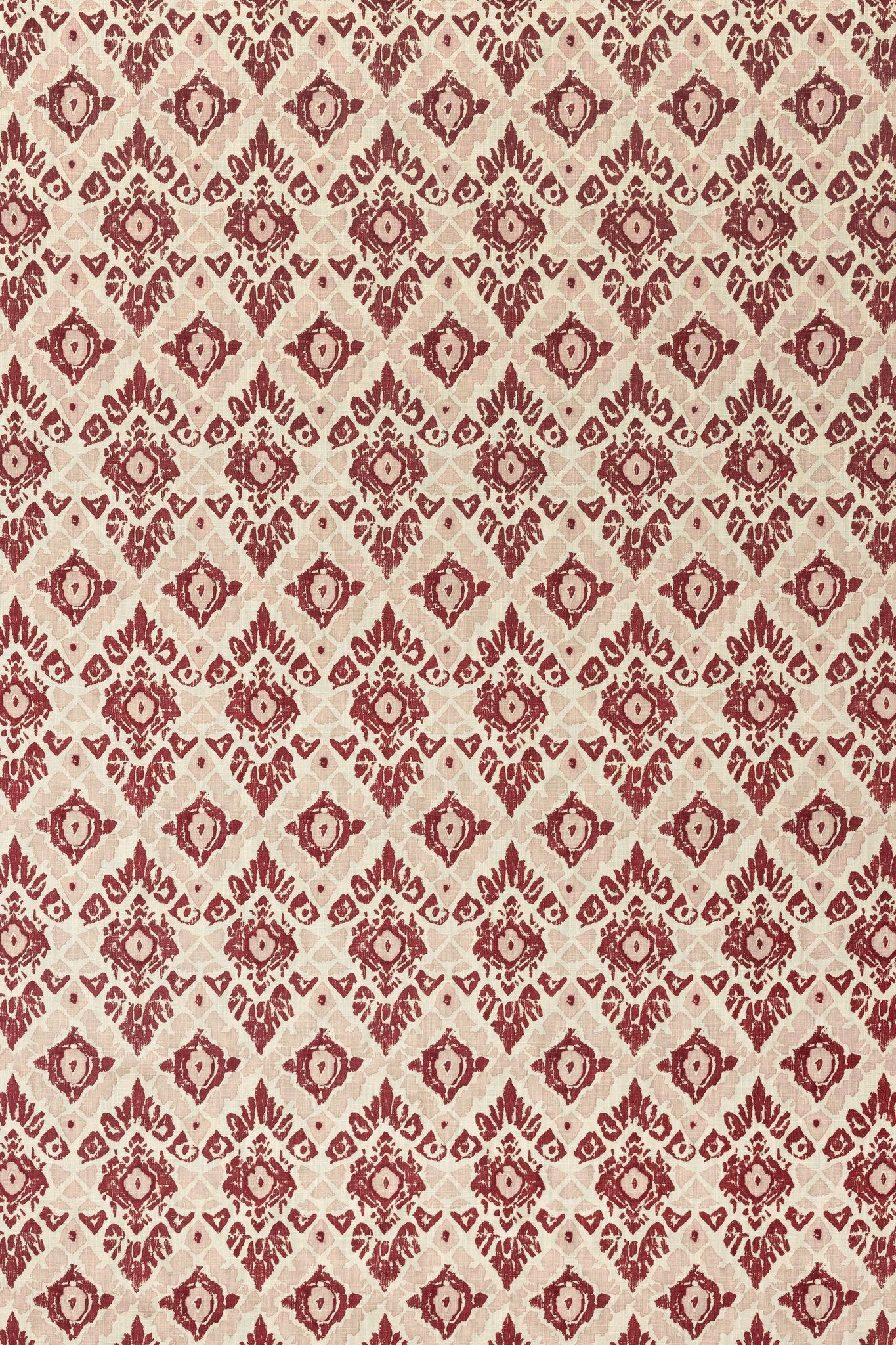 Ikat Roman Blind | Made to Measure | Red/Pink