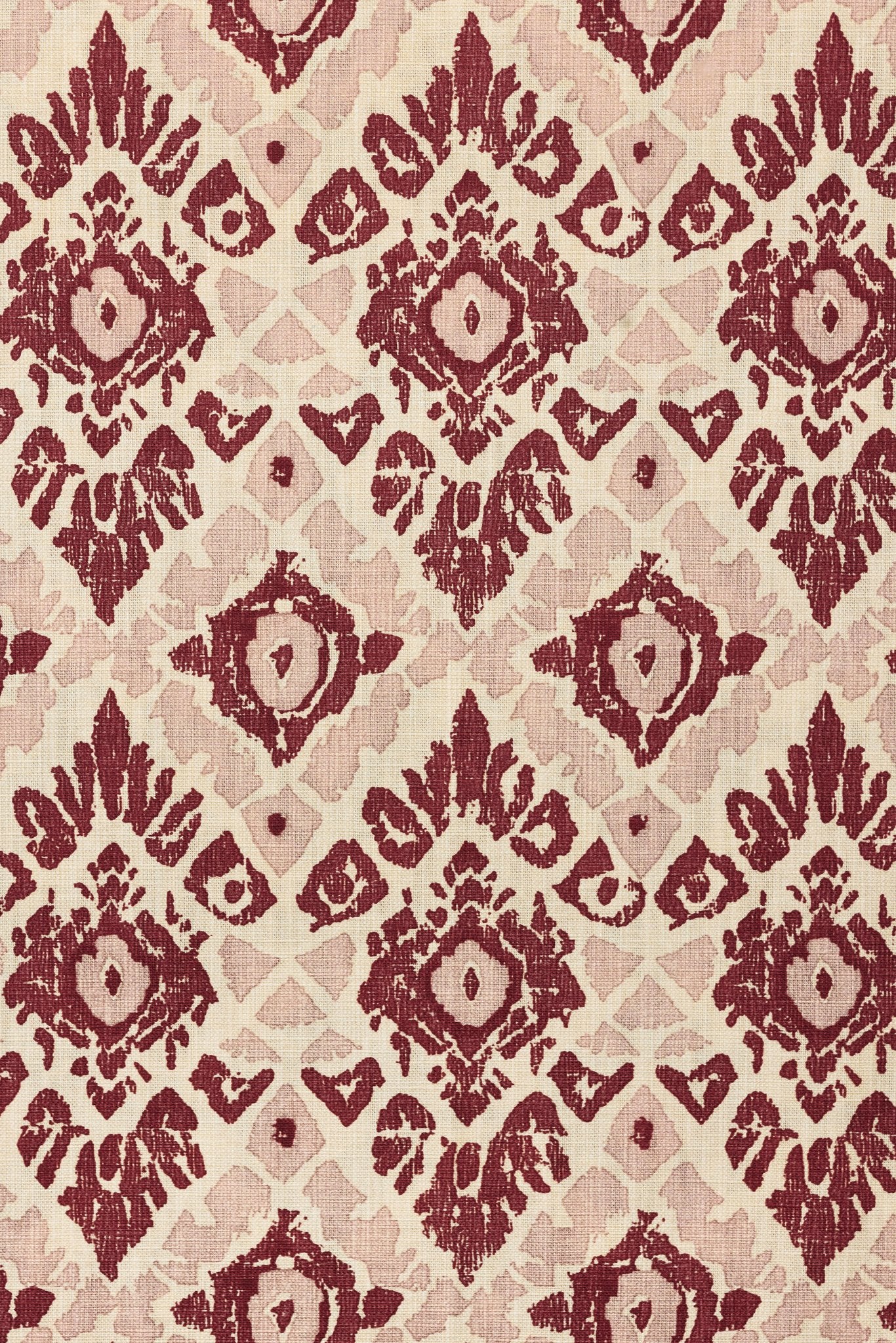 Ikat Roman Blind | Made to Measure | Red/Pink