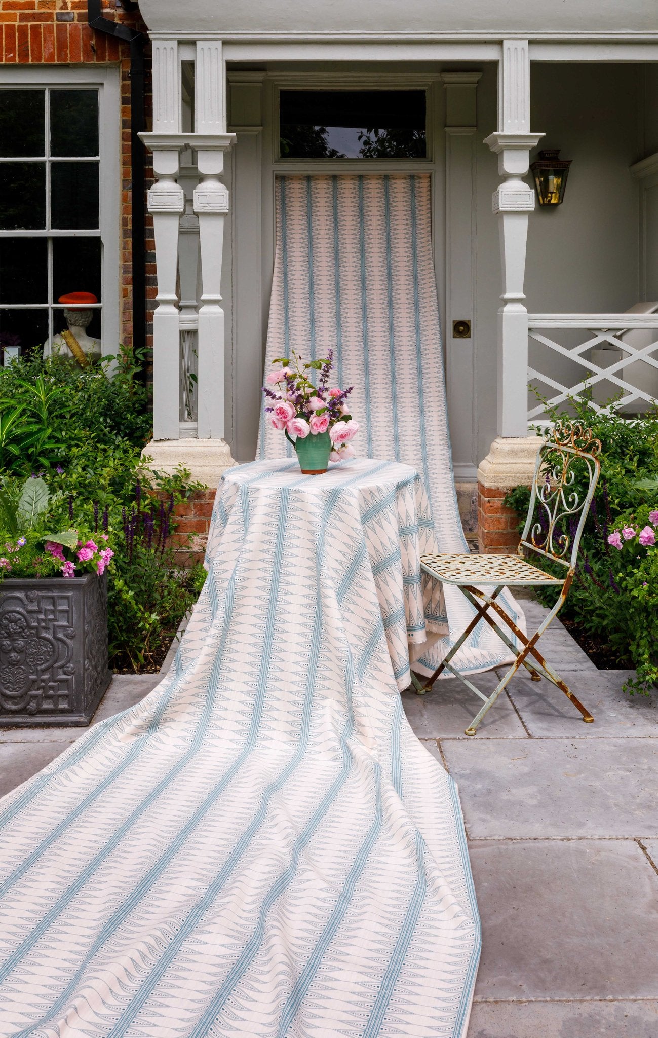 Indian Stripe Curtains | Made to Measure | Pink/Teal