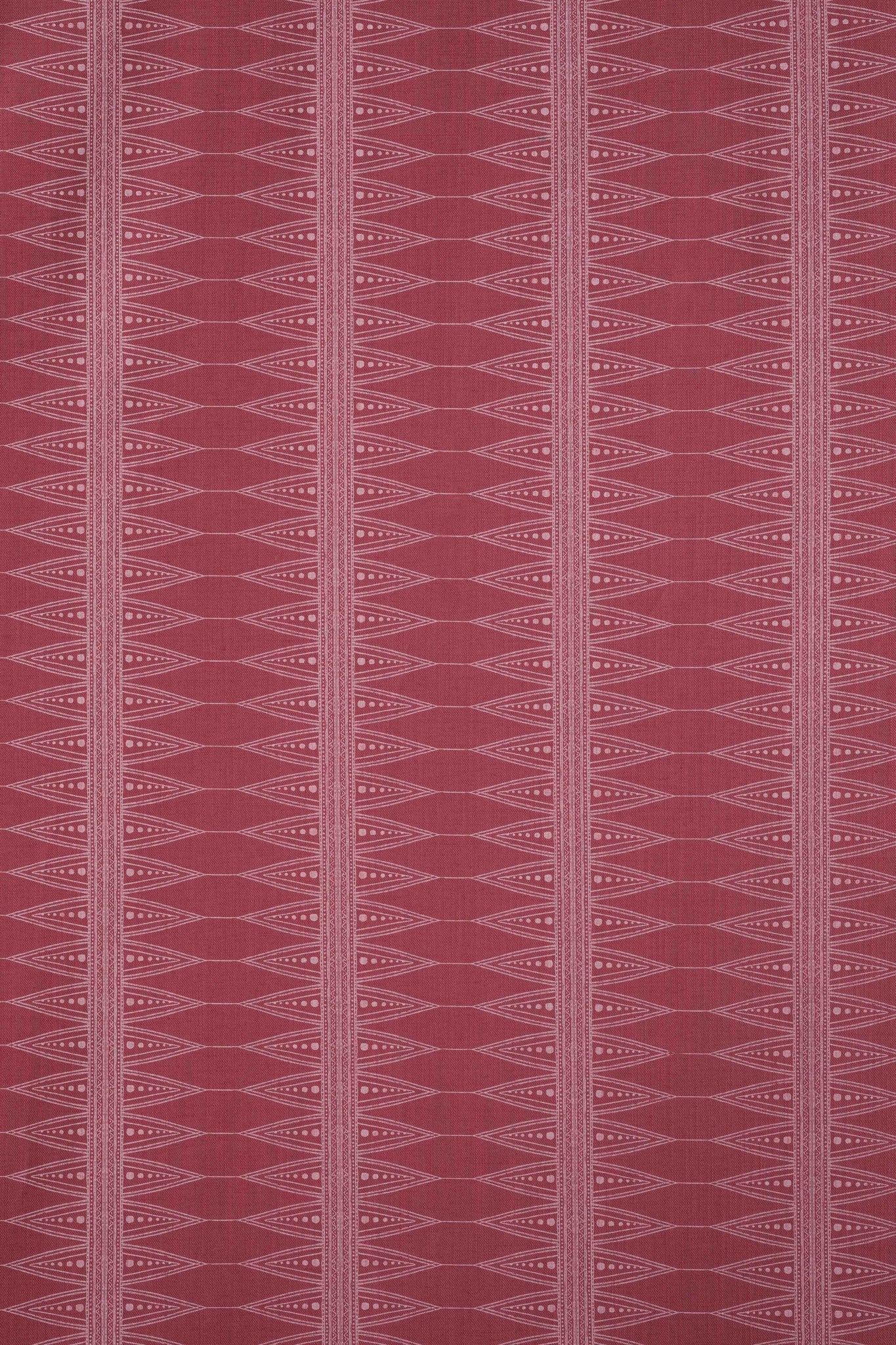 Indian Stripe Curtains | Made to Measure | Snug Red