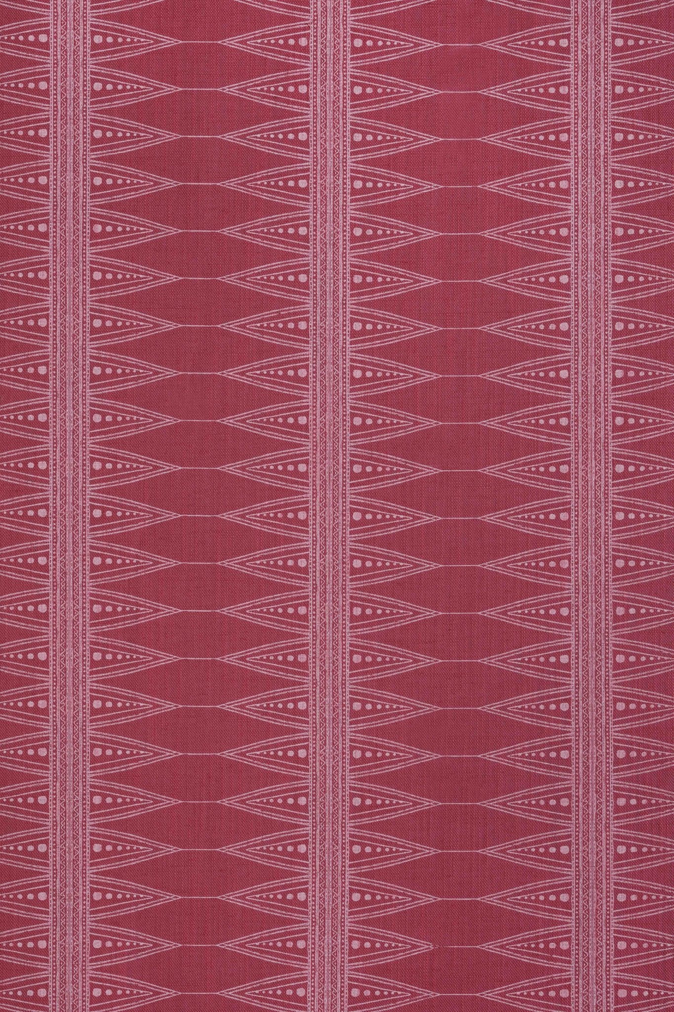 Indian Stripe Curtains | Made to Measure | Snug Red