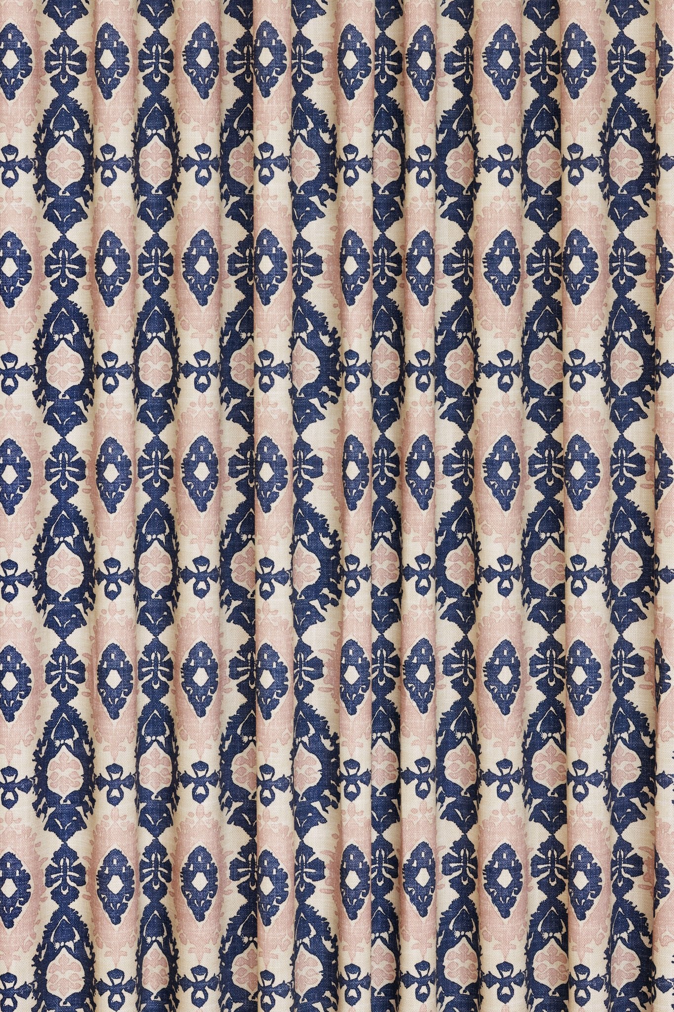 Kilim Curtains | Made to Measure | Navy/Pink