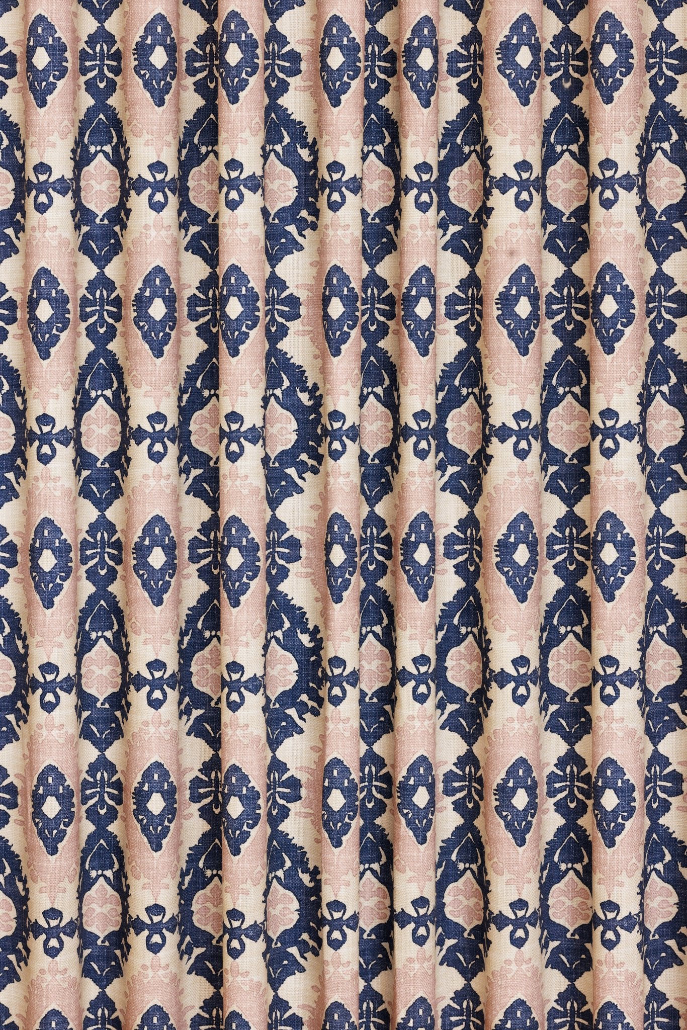 Kilim Curtains | Made to Measure | Navy/Pink