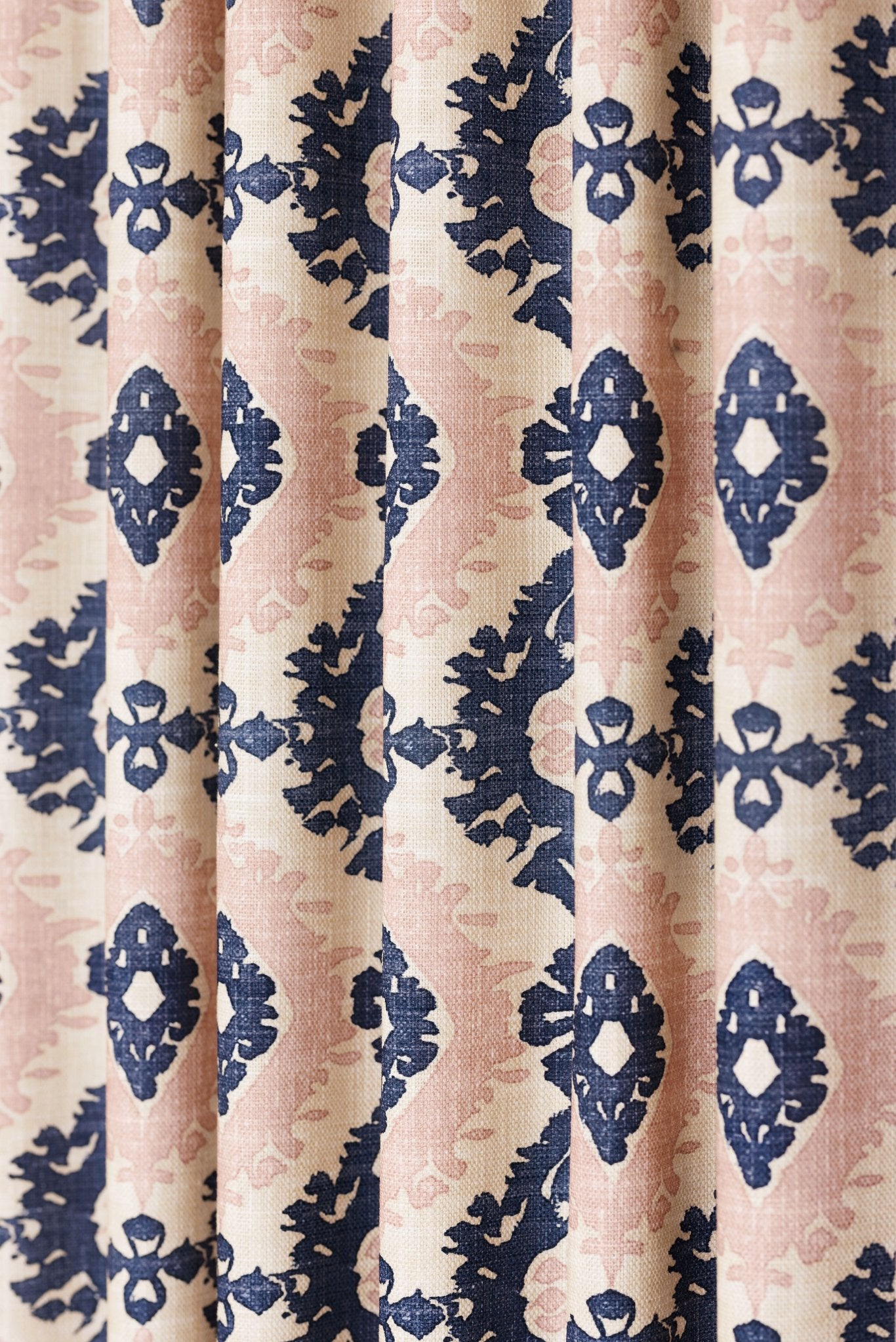 Kilim Curtains | Made to Measure | Navy/Pink