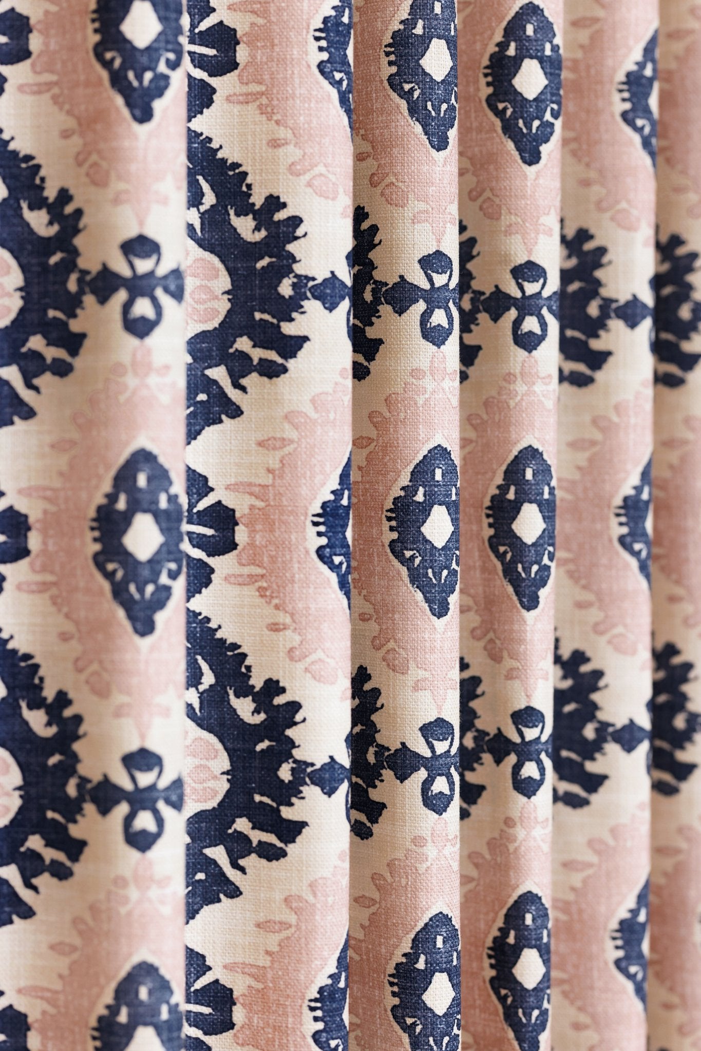 Kilim Curtains | Made to Measure | Navy/Pink