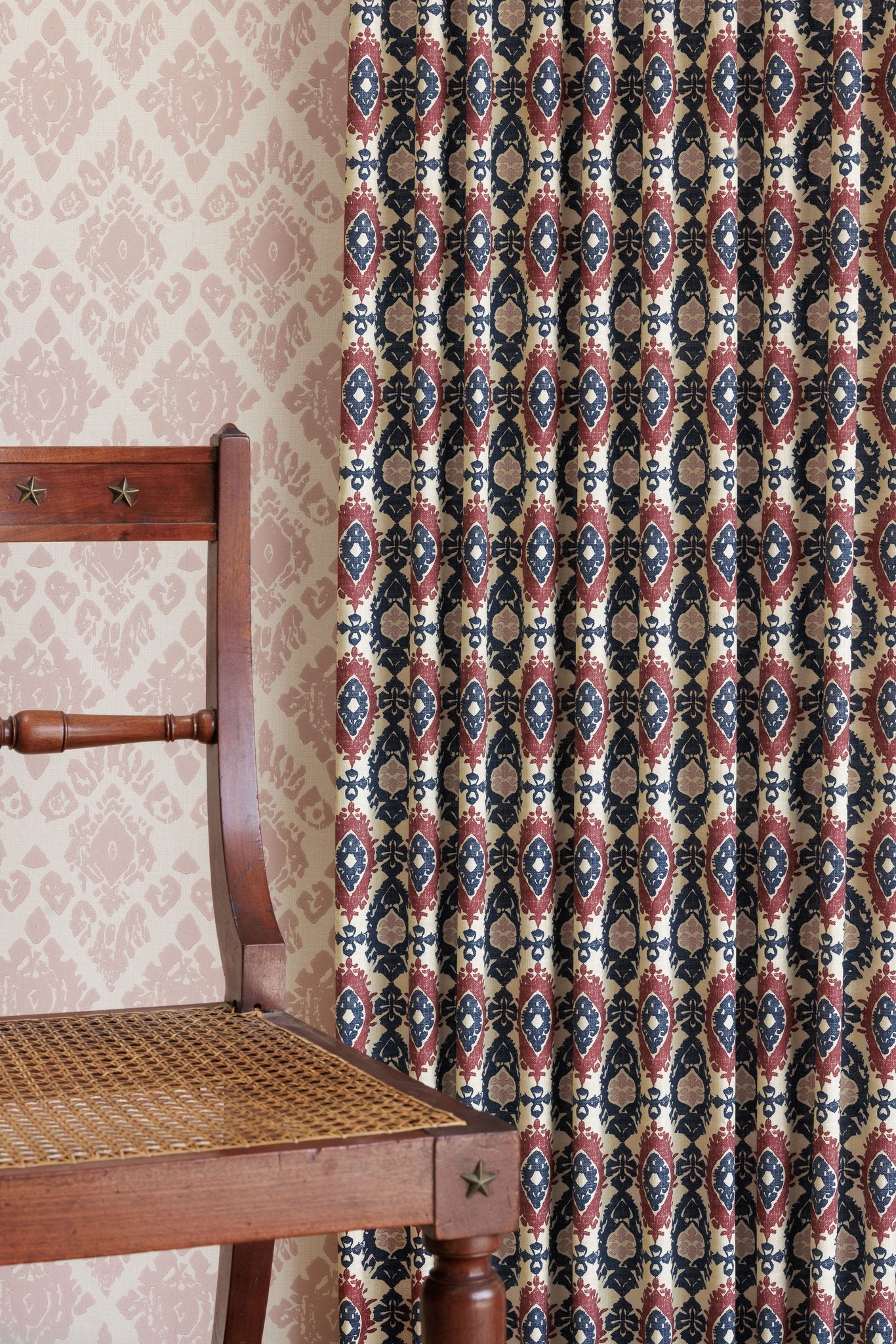 Kilim Curtains | Made to Measure | Red/Navy