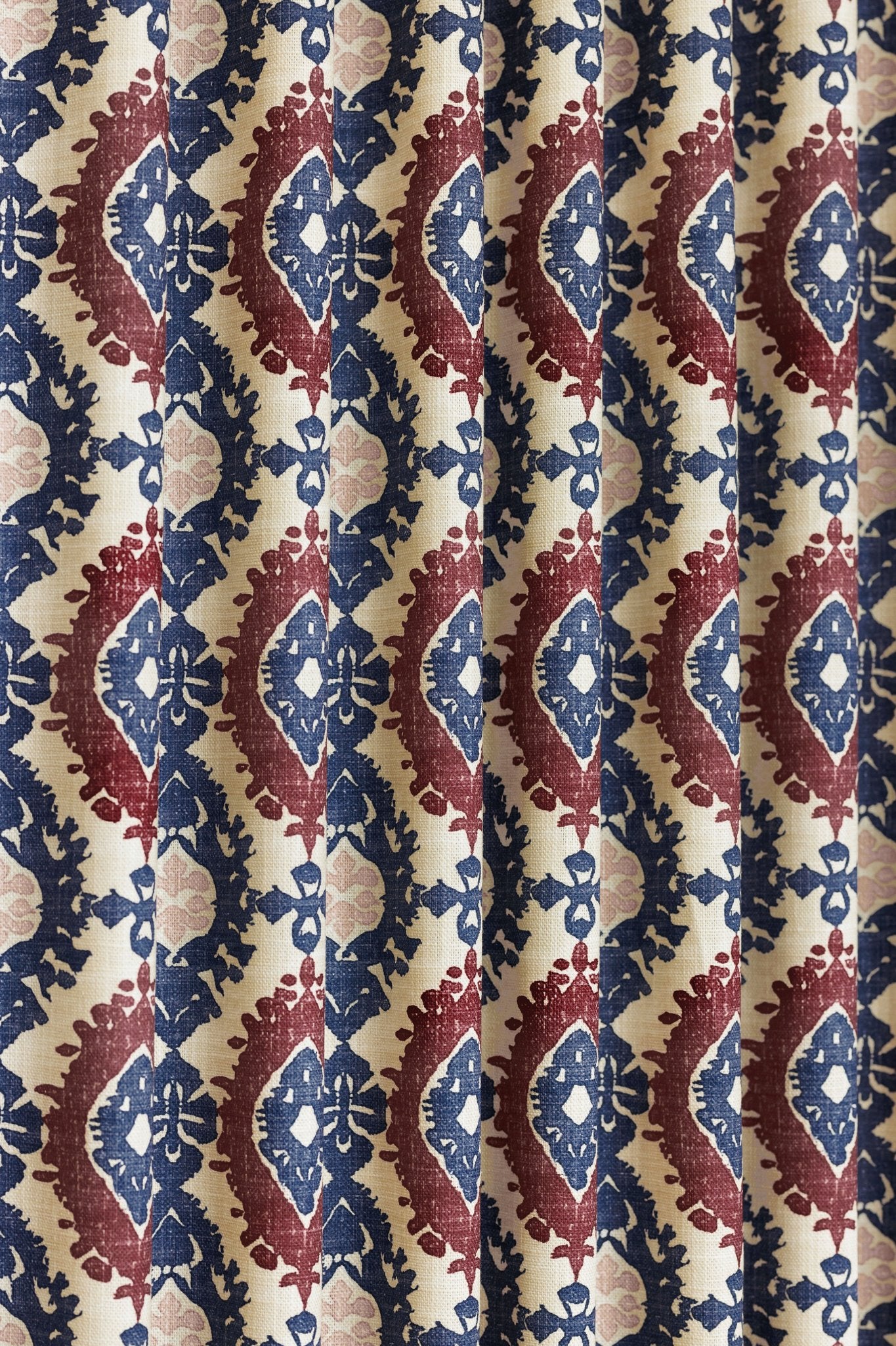 Kilim Curtains | Made to Measure | Red/Navy