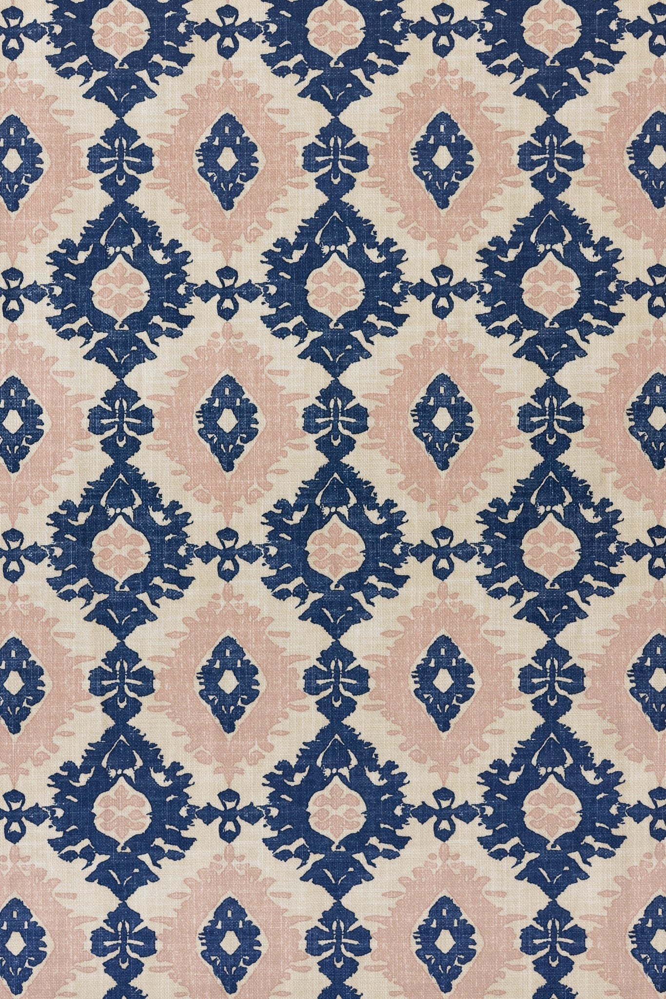 Kilim Roman Blind | Made to Measure | Navy/Pink