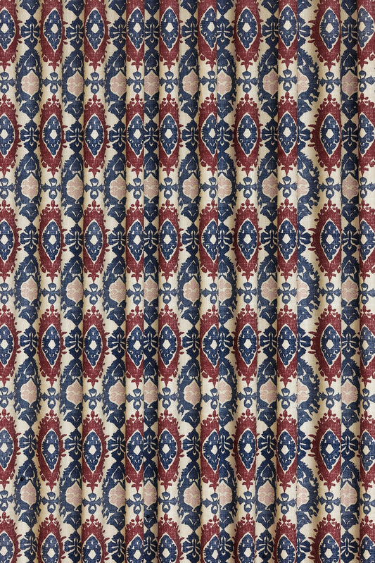 Kilim Roman Blind | Made to Measure | Red/Navy