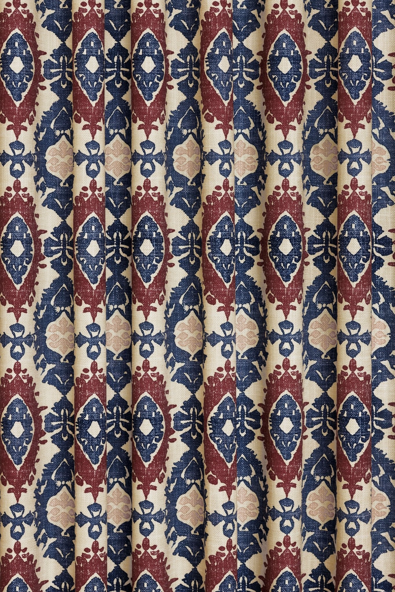 Kilim Roman Blind | Made to Measure | Red/Navy