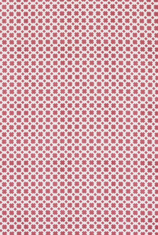 Lattice Cane Curtains | Made to Measure | Red/Pink