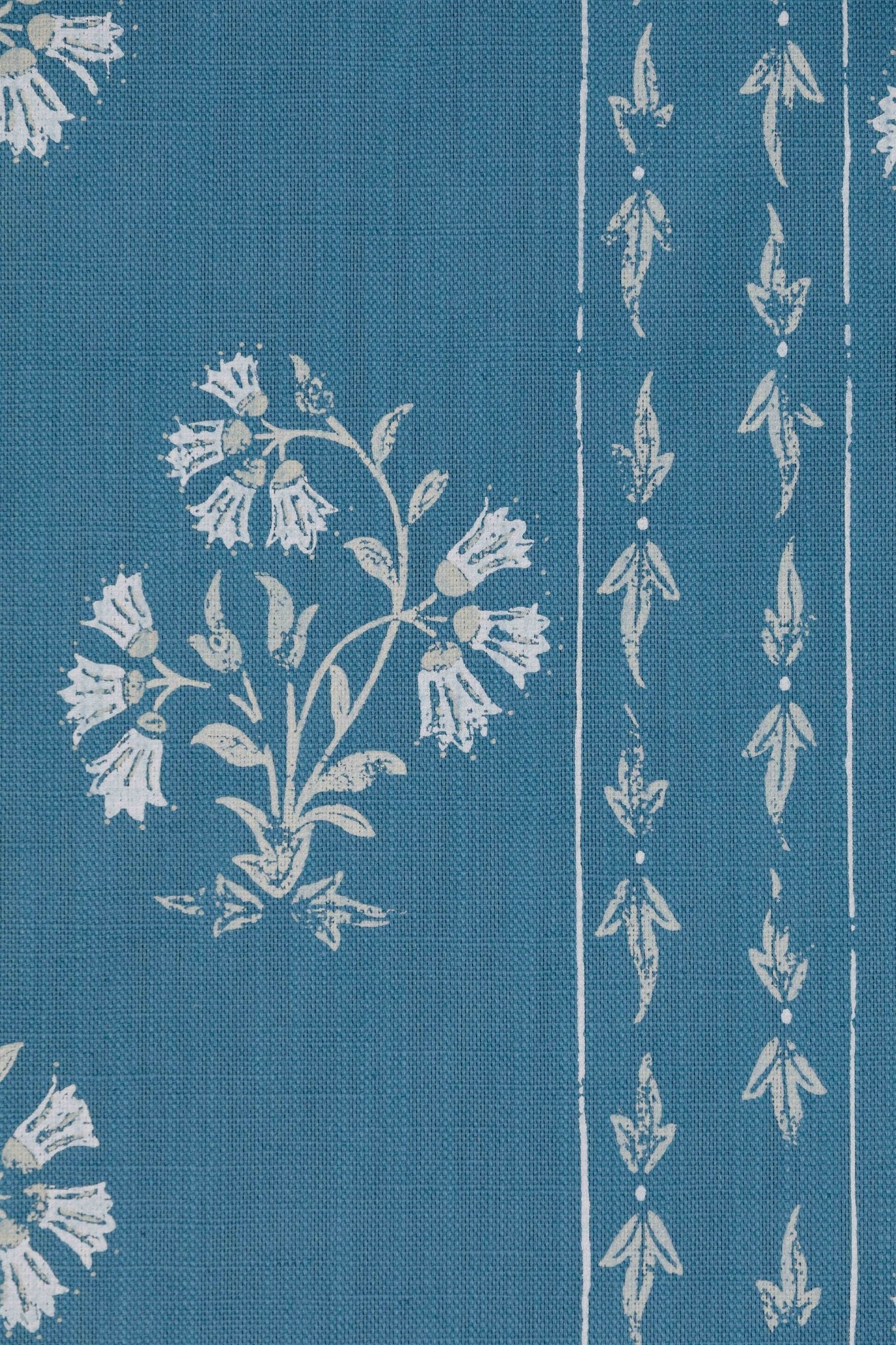Maharani Block Print Roman Blind | Made to Measure | Jaipur Blue