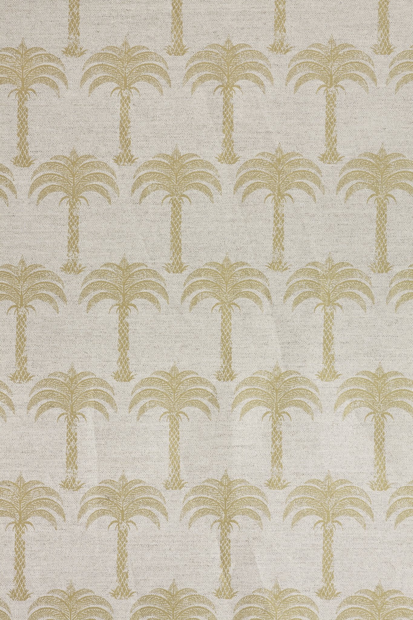 Marrakech Palm Curtains | Made to Measure | Gold On Natural