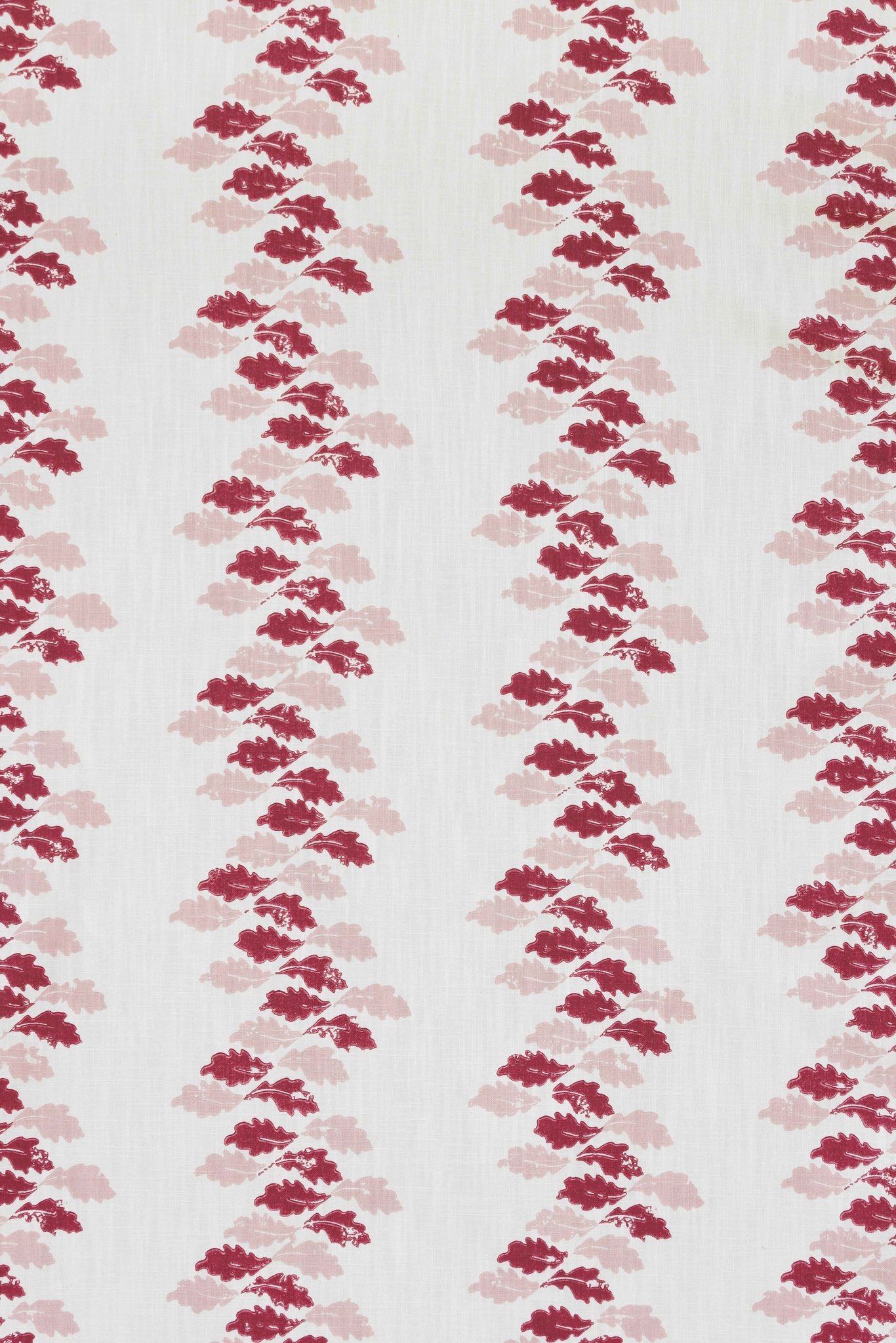 Oak Leaves Curtains | Made to Measure | Red/Pink