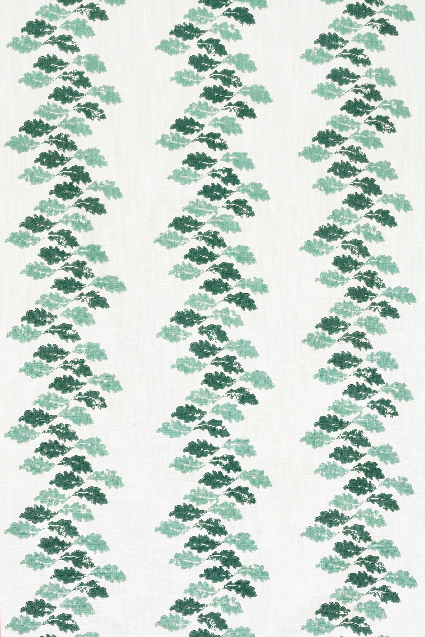Oak Leaves Roman Blind | Made to Measure | Green