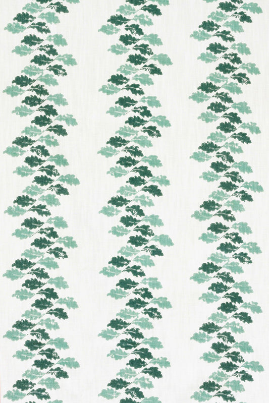 Oak Leaves Roman Blind | Made to Measure | Green