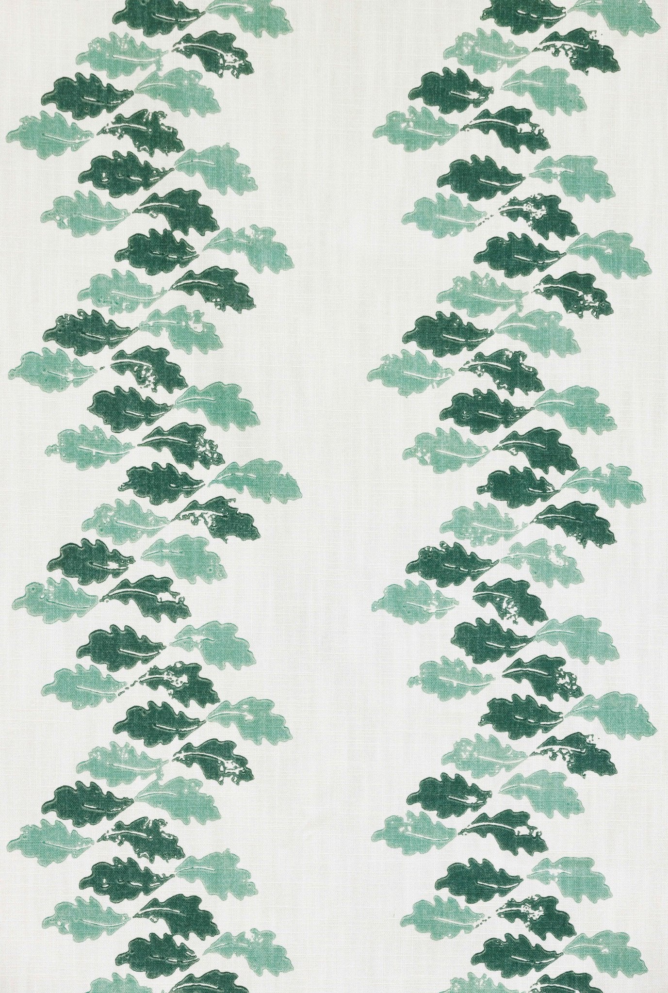 Oak Leaves Roman Blind | Made to Measure | Green