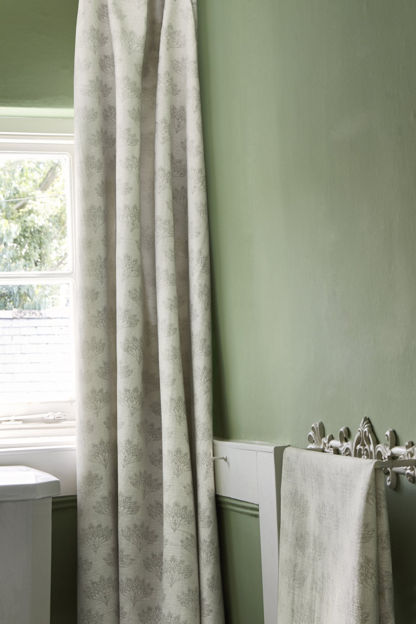 Peacock Curtains | Made to Measure | Grey
