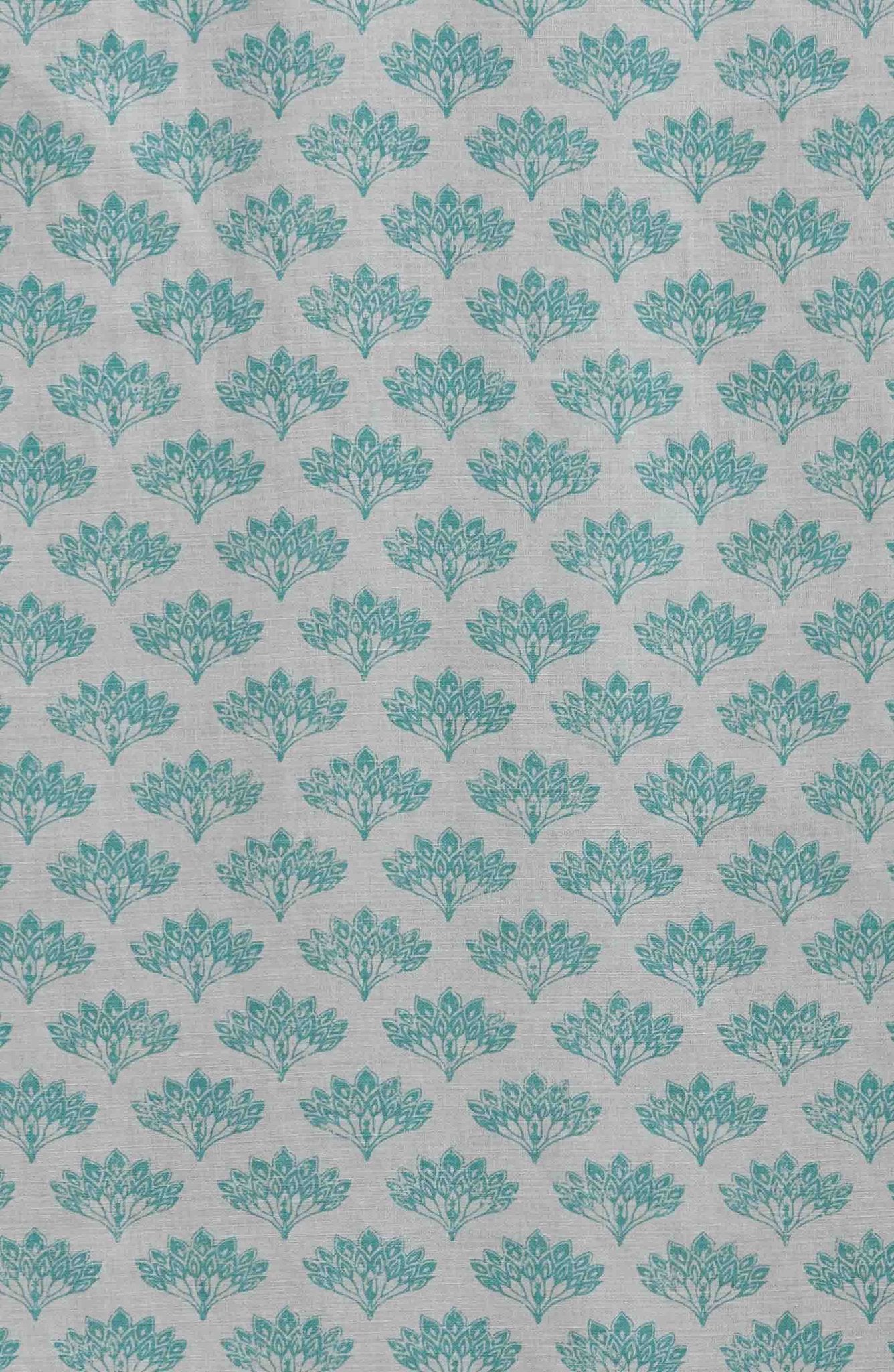 Peacock Roman Blind | Made to Measure | Teal