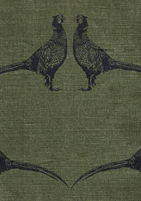Pheasant Curtains | Made to Measure | Camo Green