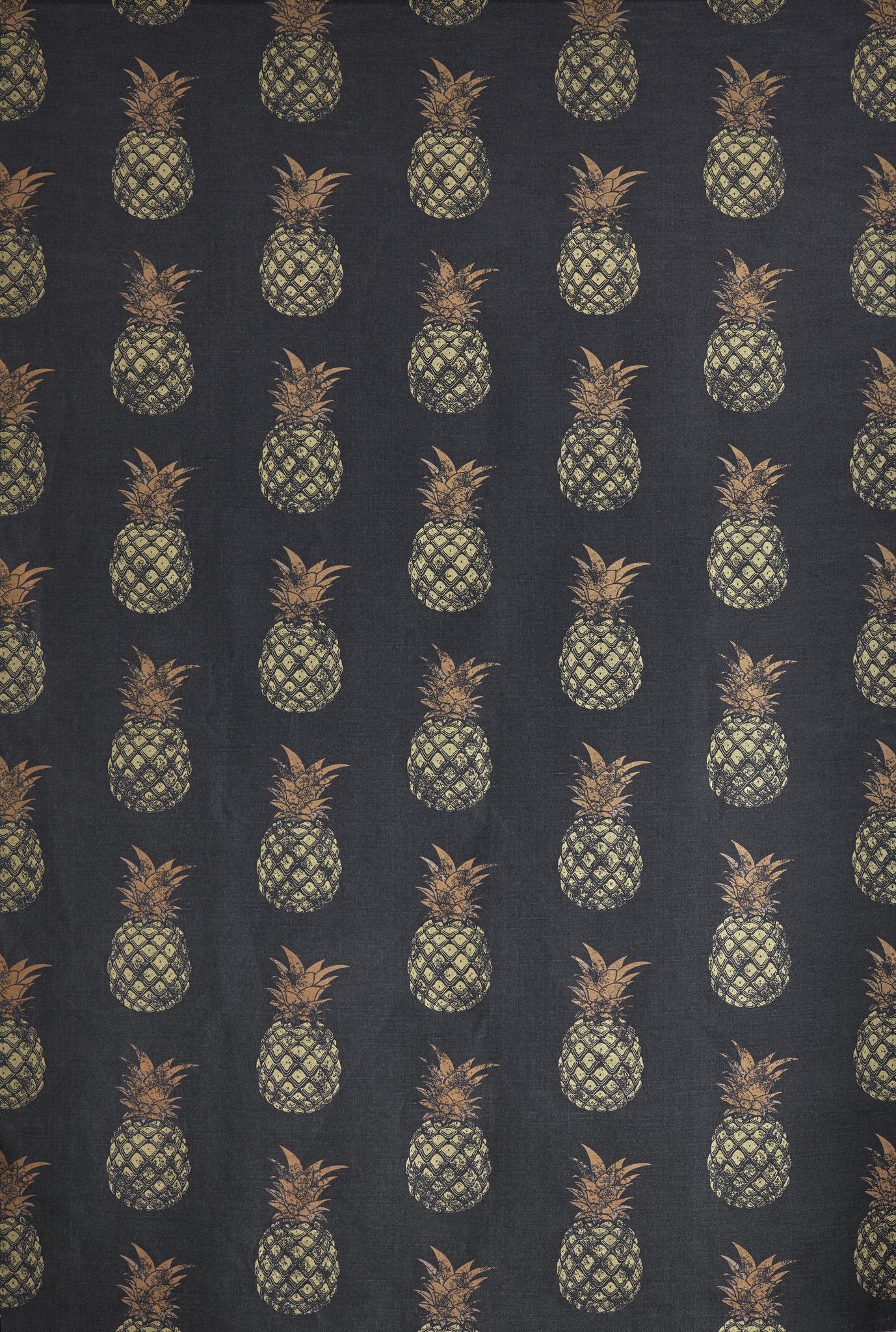 Pineapple Roman Blind | Made to Measure | Gold on Charcoal