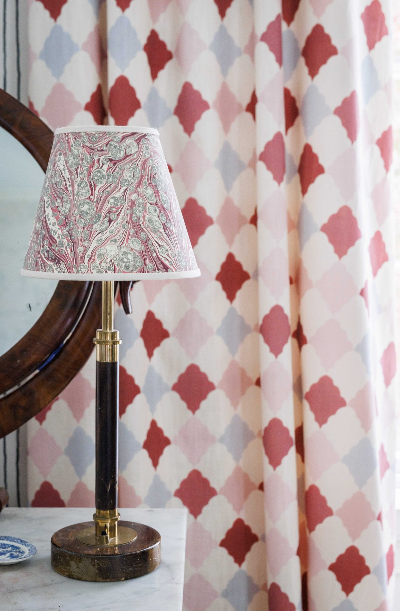 Quilted Harlequin Curtains | Made to Measure | Patchwork Rose