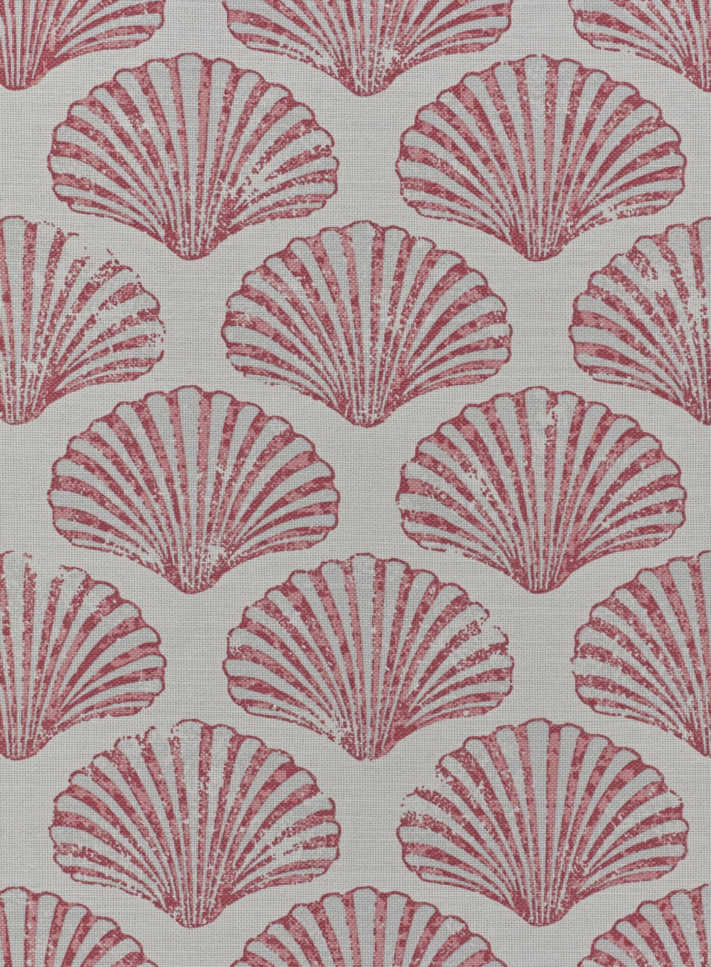 Scallop Shell Curtains | Made to Measure | Red
