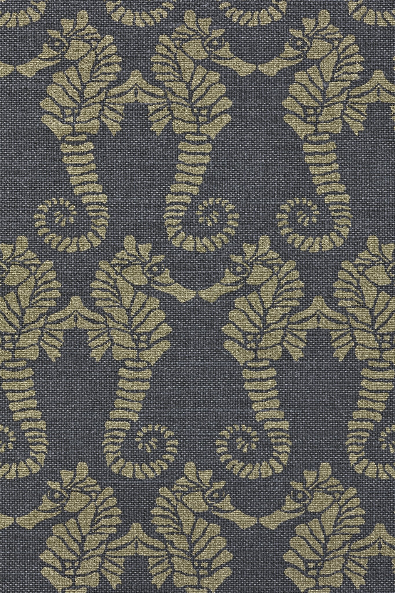 Seahorse Curtains | Made to Measure | Gold on Charcoal