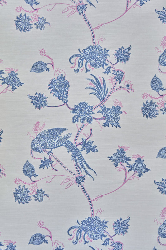 Vintage Bird Trail Curtains | Made to Measure | Blue / Pink