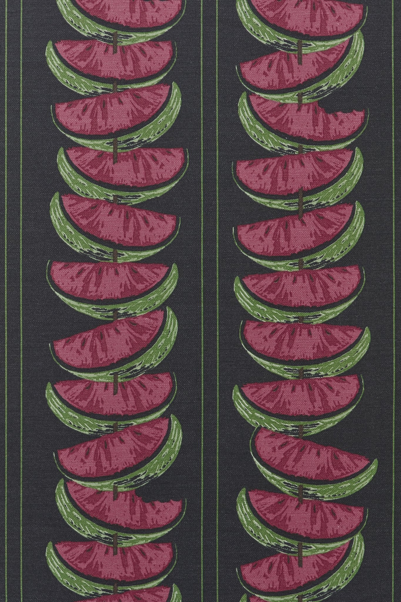 Watermelon Curtains | Made to Measure | Charcoal / Red
